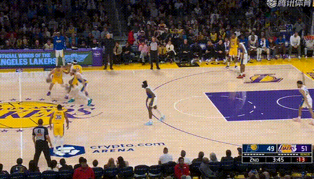 三分抬手就有步行者vs湖人