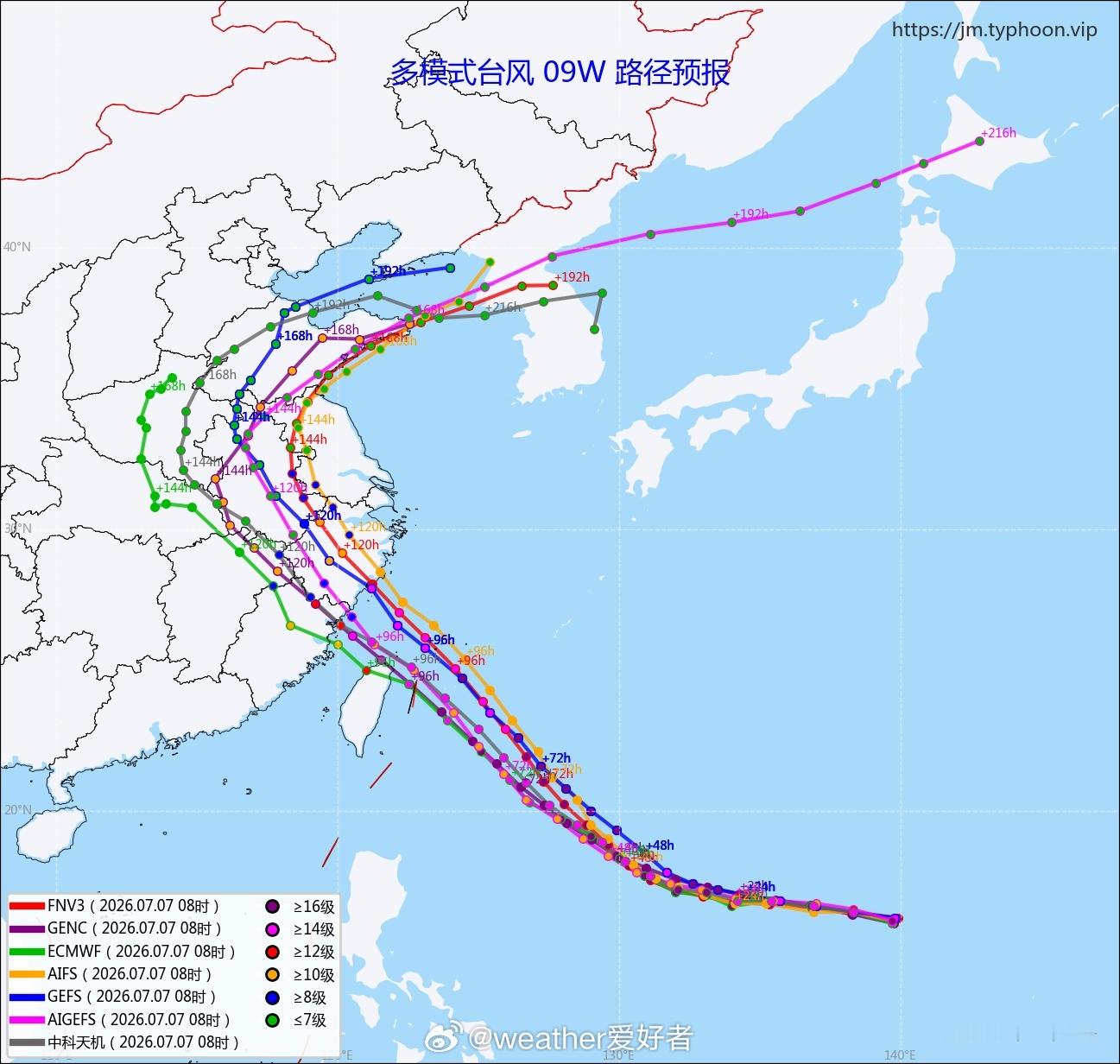 台风巴威 登陆地——福建 浙江二选一，目前更倾向于浙江。 
