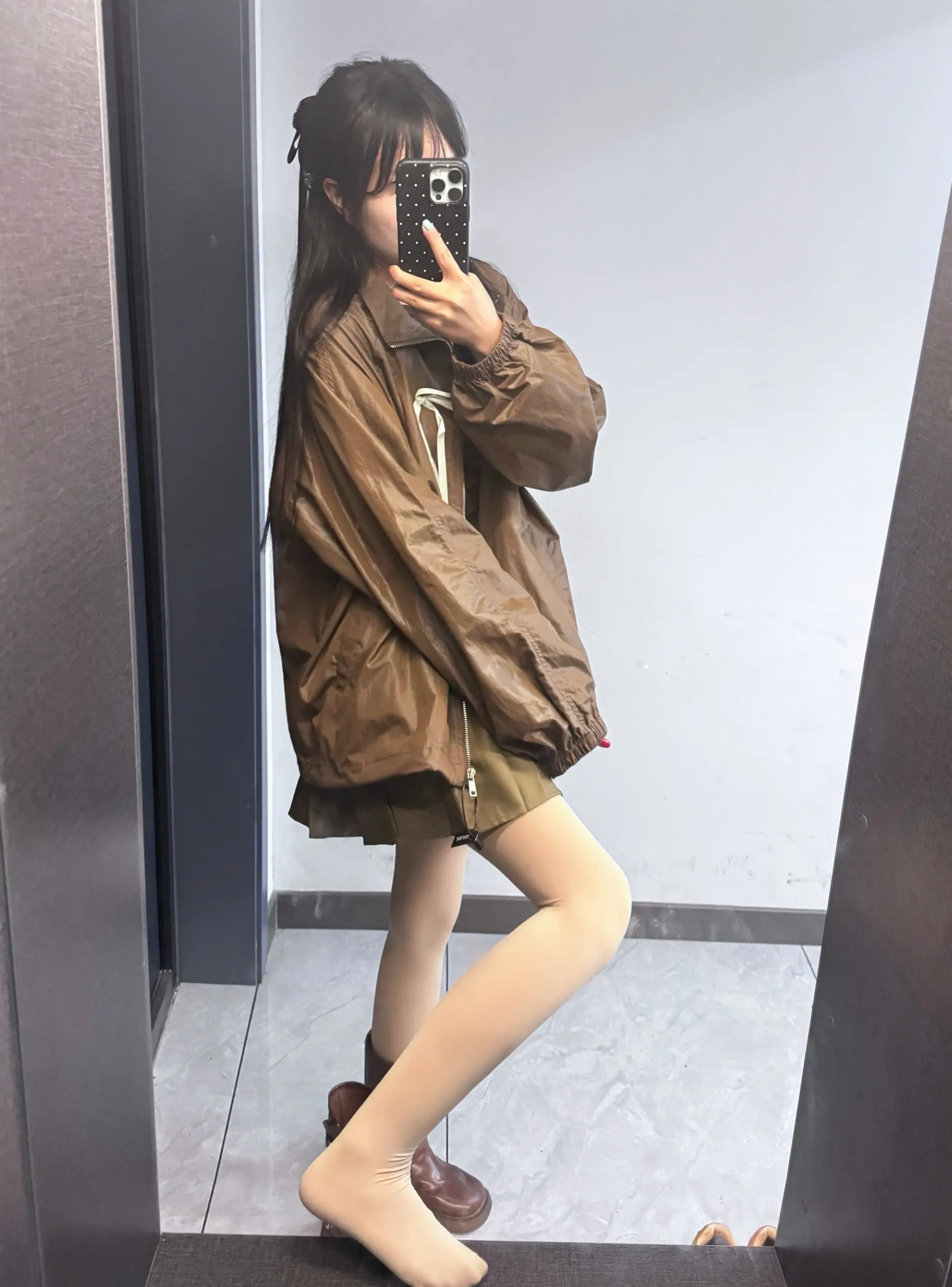 随意穿搭 原相机实况穿搭 不露脸系列 ootd随意拍 自由感拍照