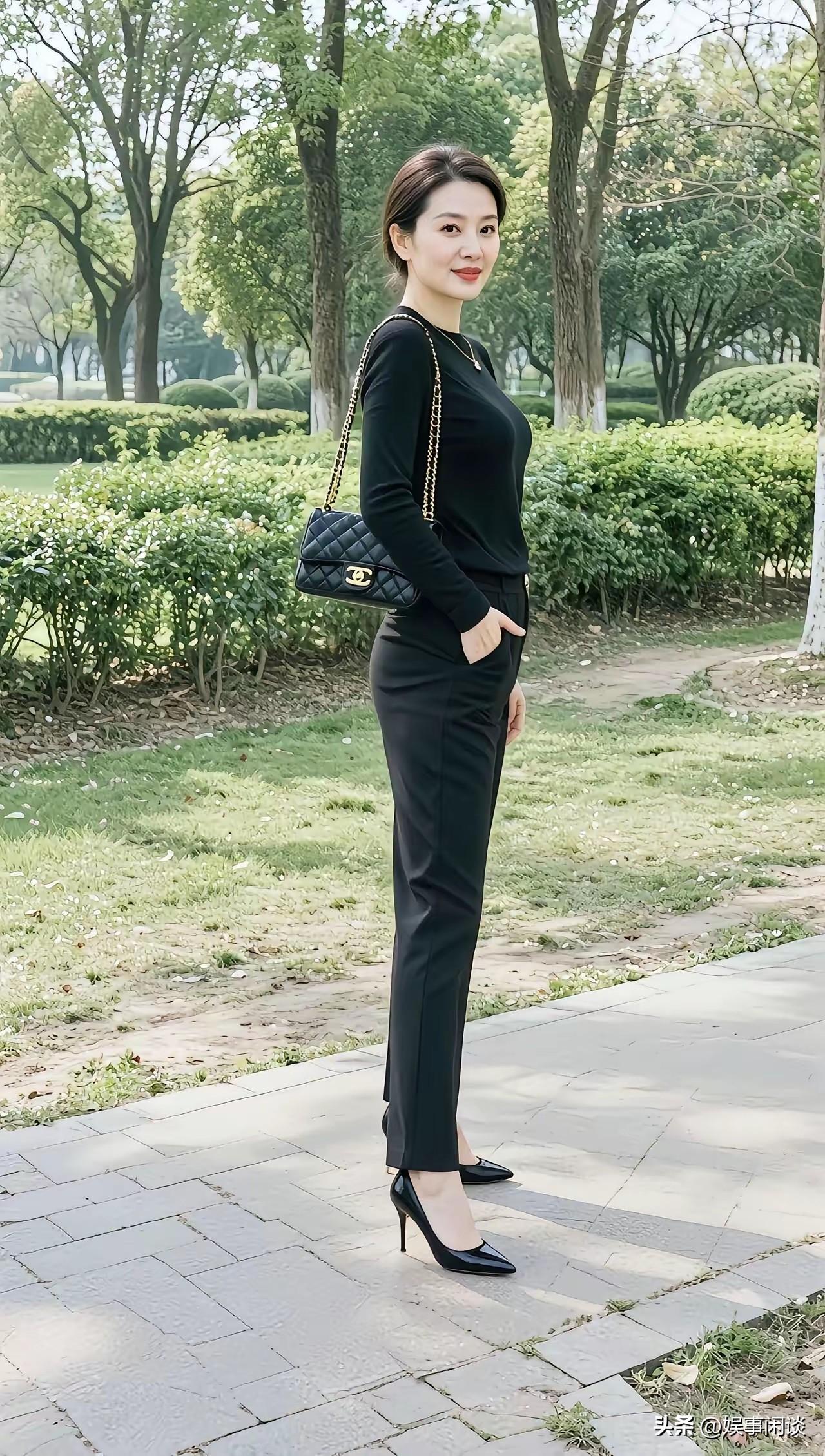 🔥这身段太绝了！身姿挺拔，个子高挑，往那一站亭亭玉立，看着就让人觉得赏心悦目，
