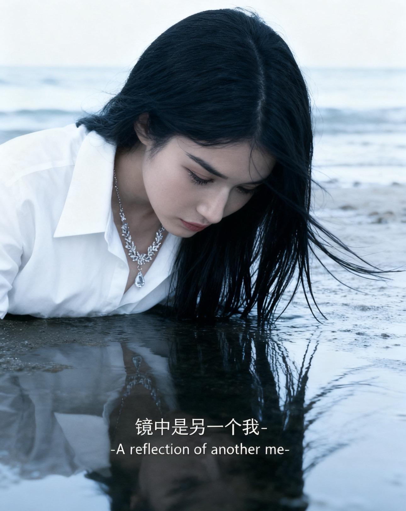 镜中是另一个我。山的后面是什么？