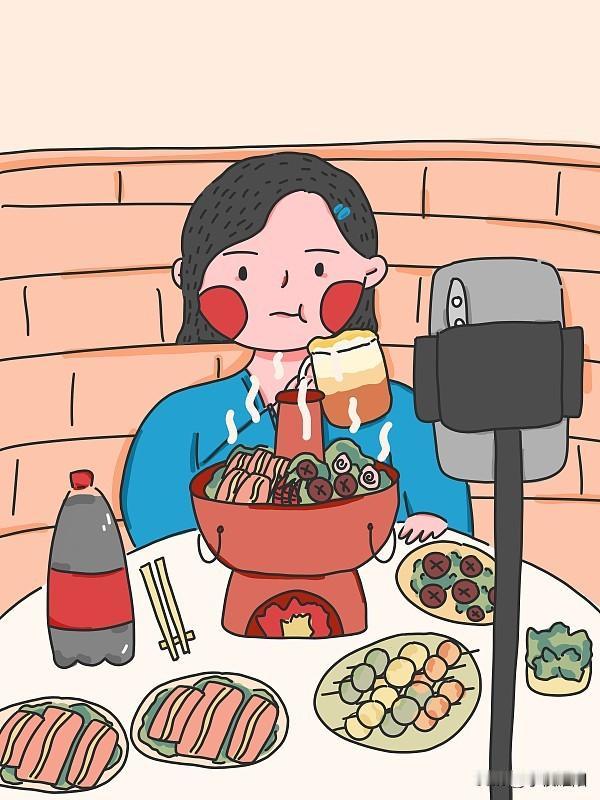 又一女网红吃播离世
为了给屏幕里的粉丝秀一波
这位女网红在一场直播中狂吃几斤肥肉