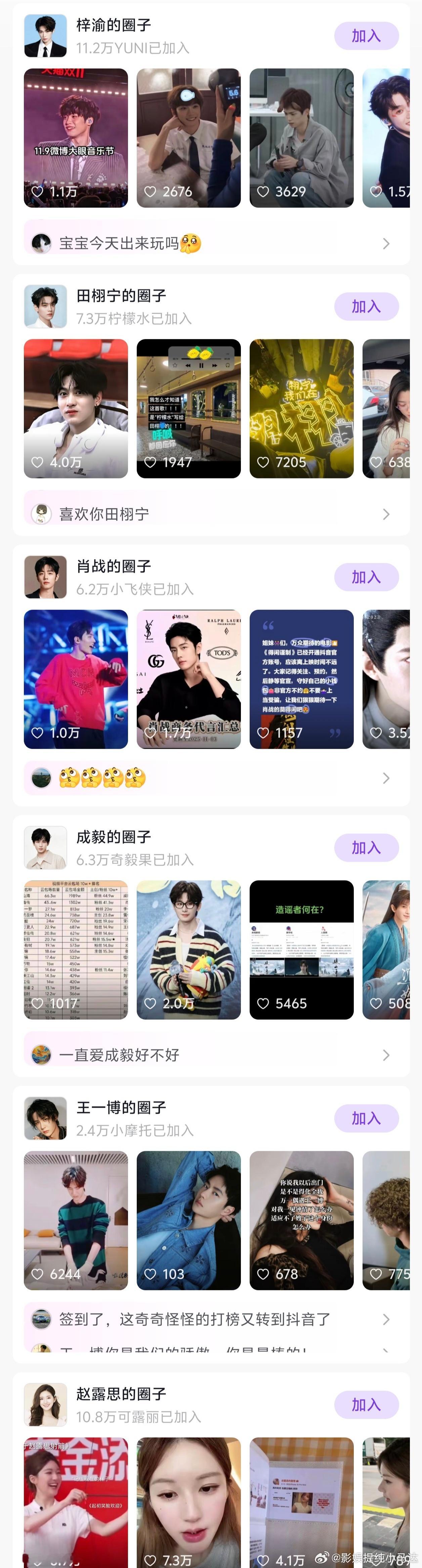 这些圈子花里胡哨的，还是最like微博超话社区 