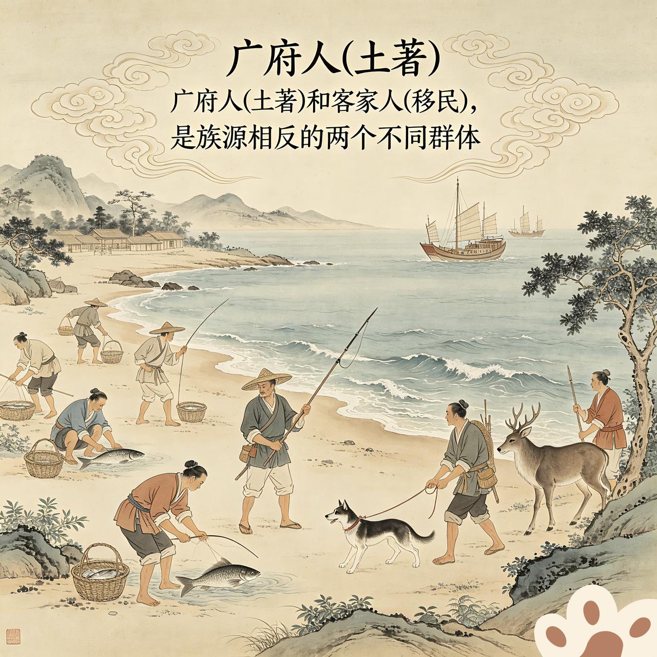 刚定义出来不久的“广府人”(土著)概念，其实是相对于“客家人”(移民)而言的。“