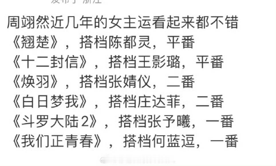 陈都灵呼吁粉丝理性看待番位……背后有谁 ​​​