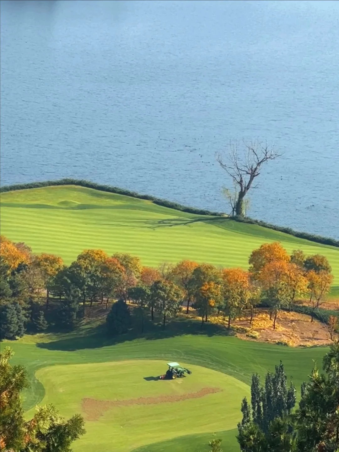 live实拍🍂雁栖湖不愧北京徒步赏秋天花板