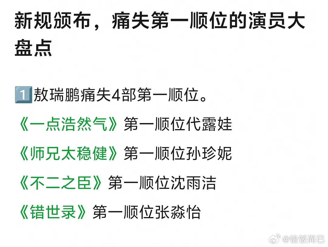 新规颁布，敖瑞鹏痛失4部第一顺位