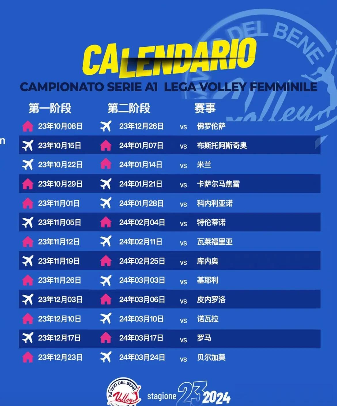  
📝2023/24意甲联赛常规赛赛程来啦
 
We are ready！