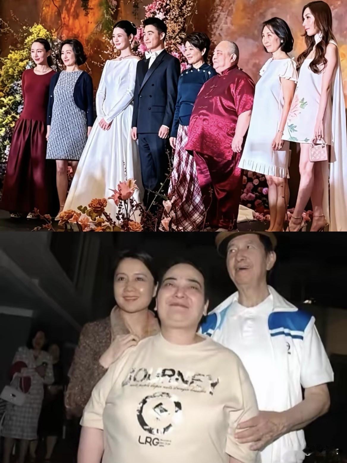 何超雄都来给何猷君奚梦瑶撑场了，这事儿放以前真不敢想。
大房平时有多低调大家都知