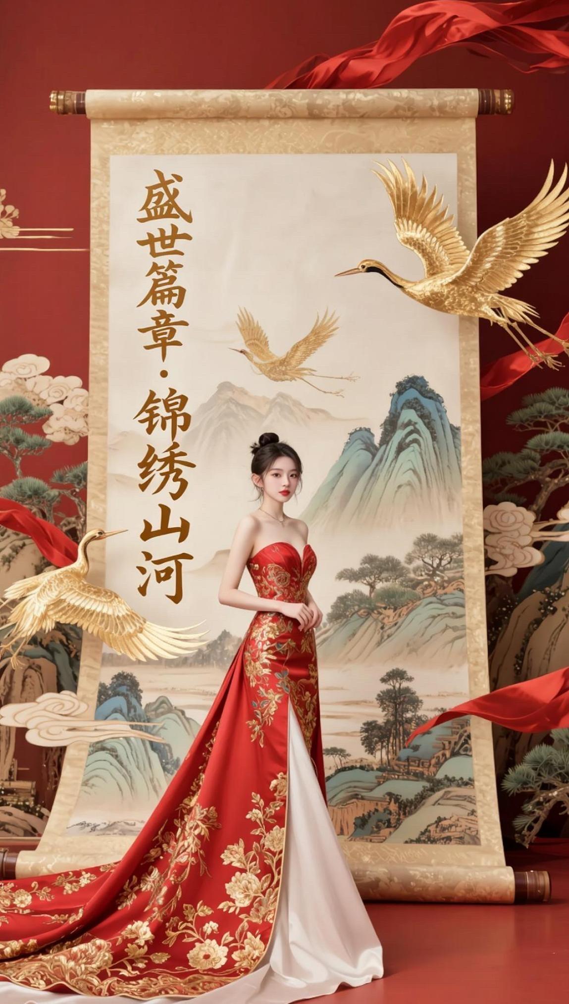 锦绣山河，美人如画，这就是 的魅力国庆我就要尽兴玩