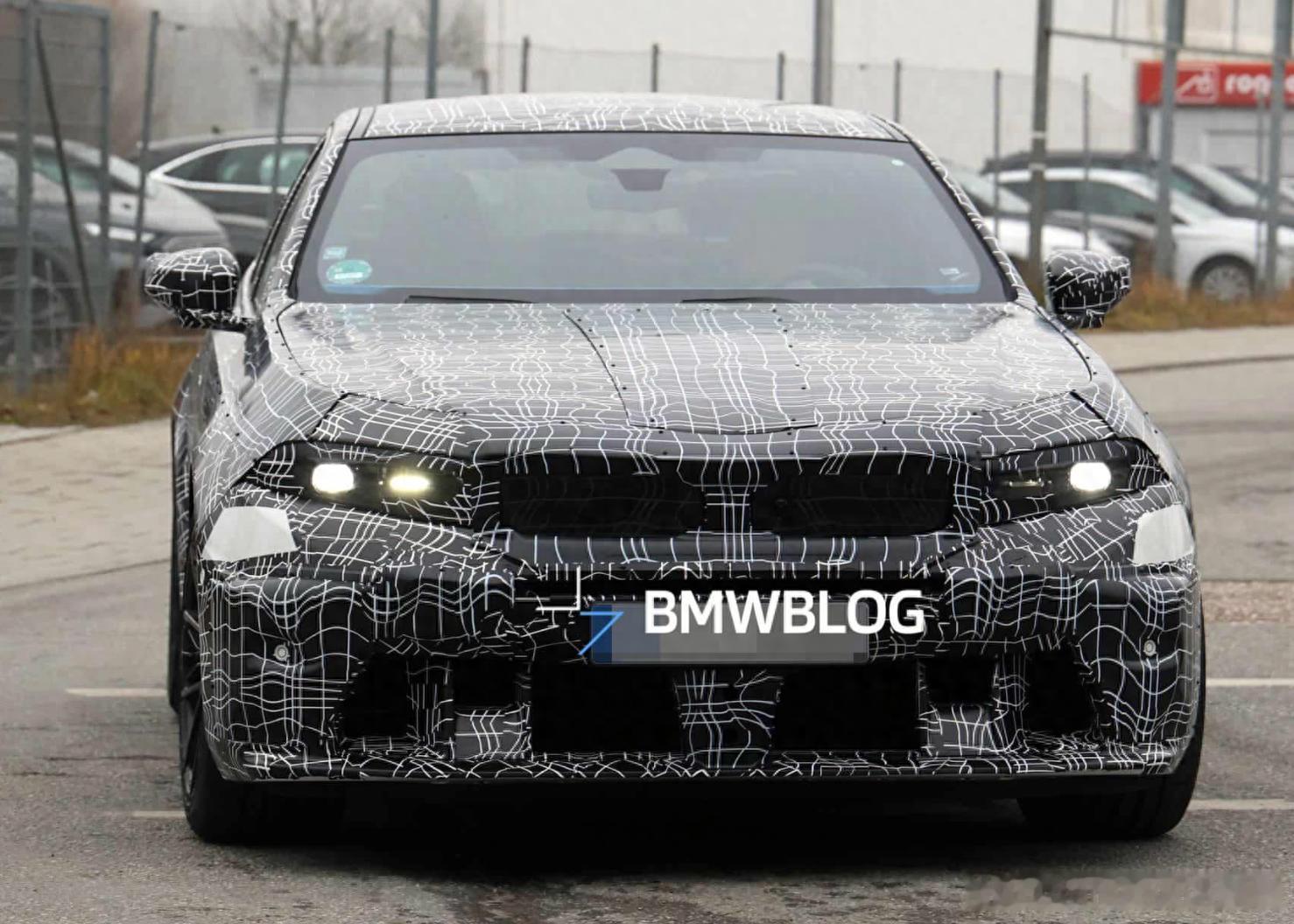 M5的最新谍照，换回“双肾”前格栅了大V聊车AutoLab