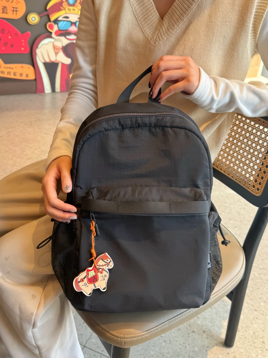 亲测好用！！小口袋超级多的轻便双肩背包🎒