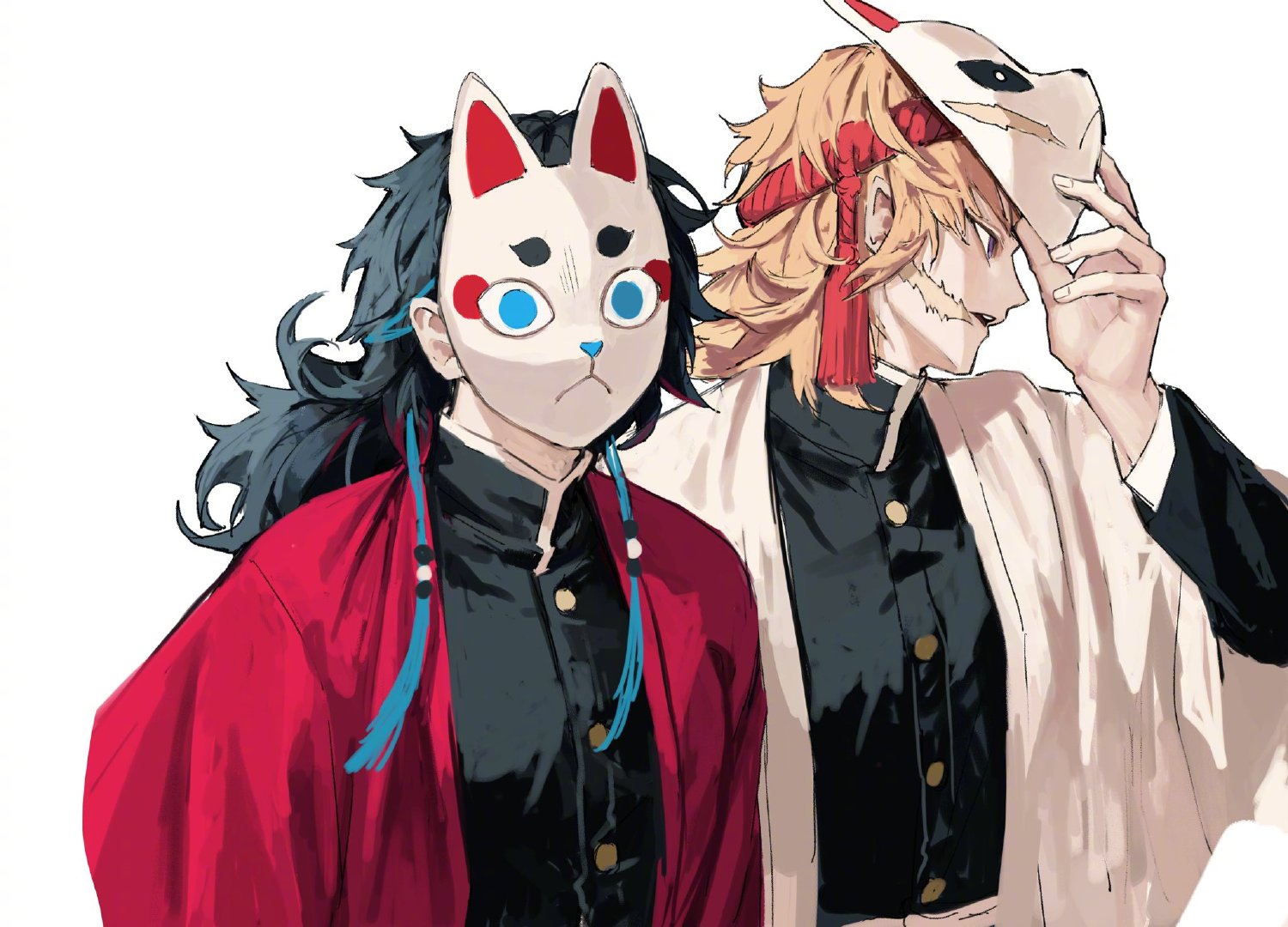 鬼灭之刃 狭雾山组 锖兔&富冈义勇 ​​​