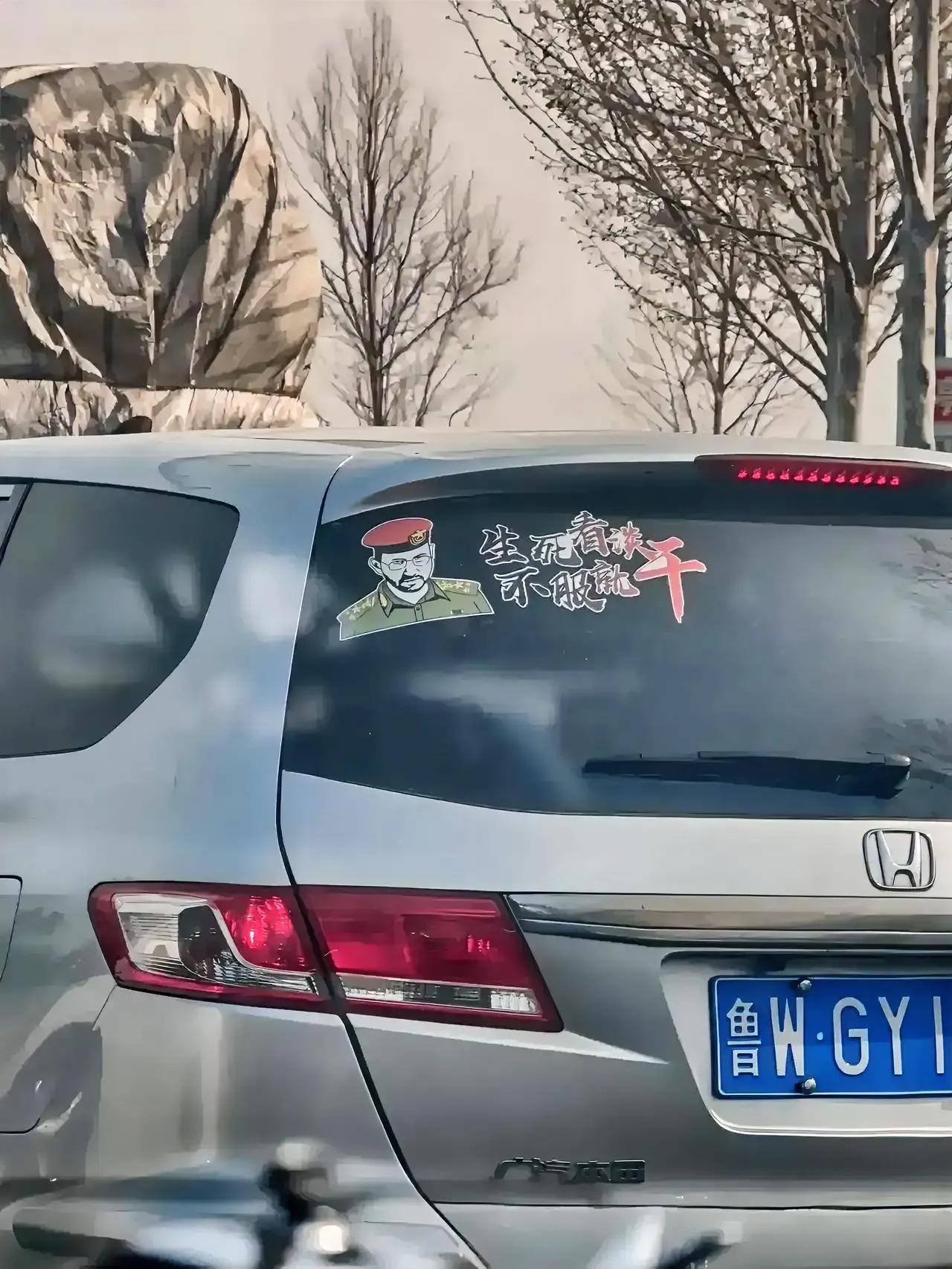 “生死看淡，不服就干。”看看这张图片就知道，现在胡塞武装组织被部分人支持和崇拜，