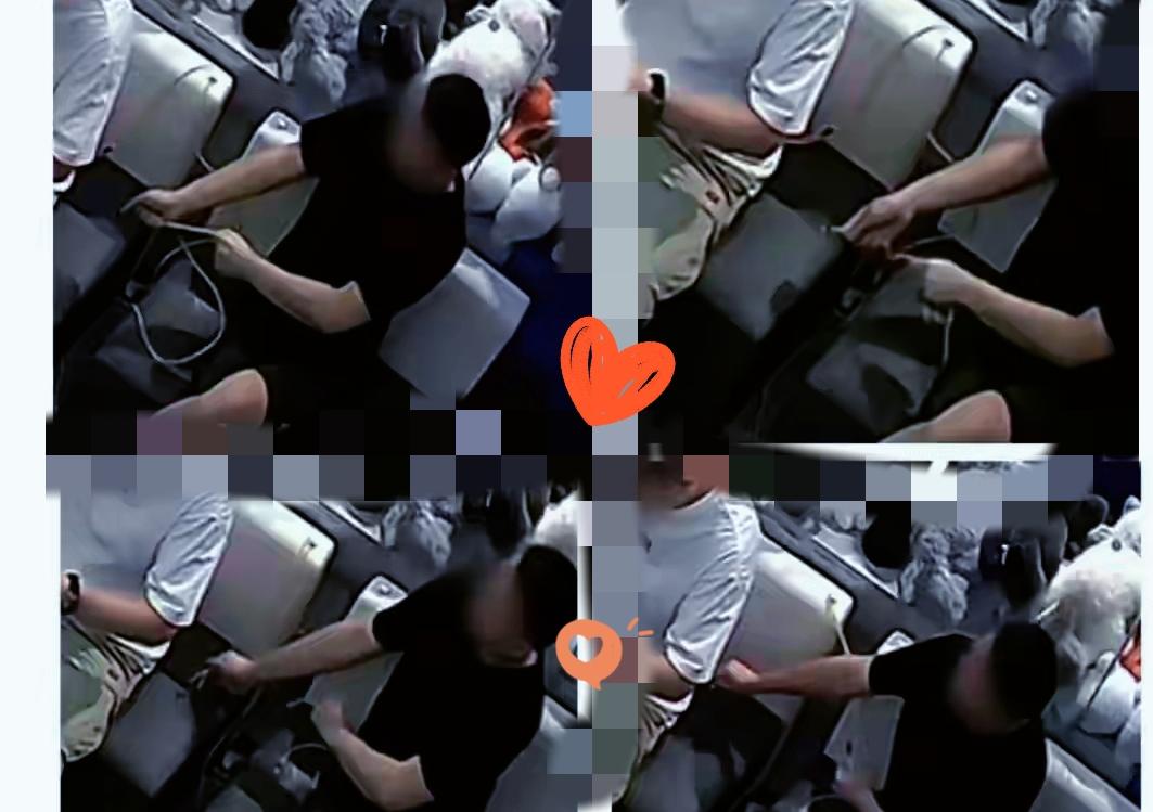 男子扯充电线后续：底裤被扒，承认扯线，要求下架视频，店主发声
男子去烟台旅游扯坏