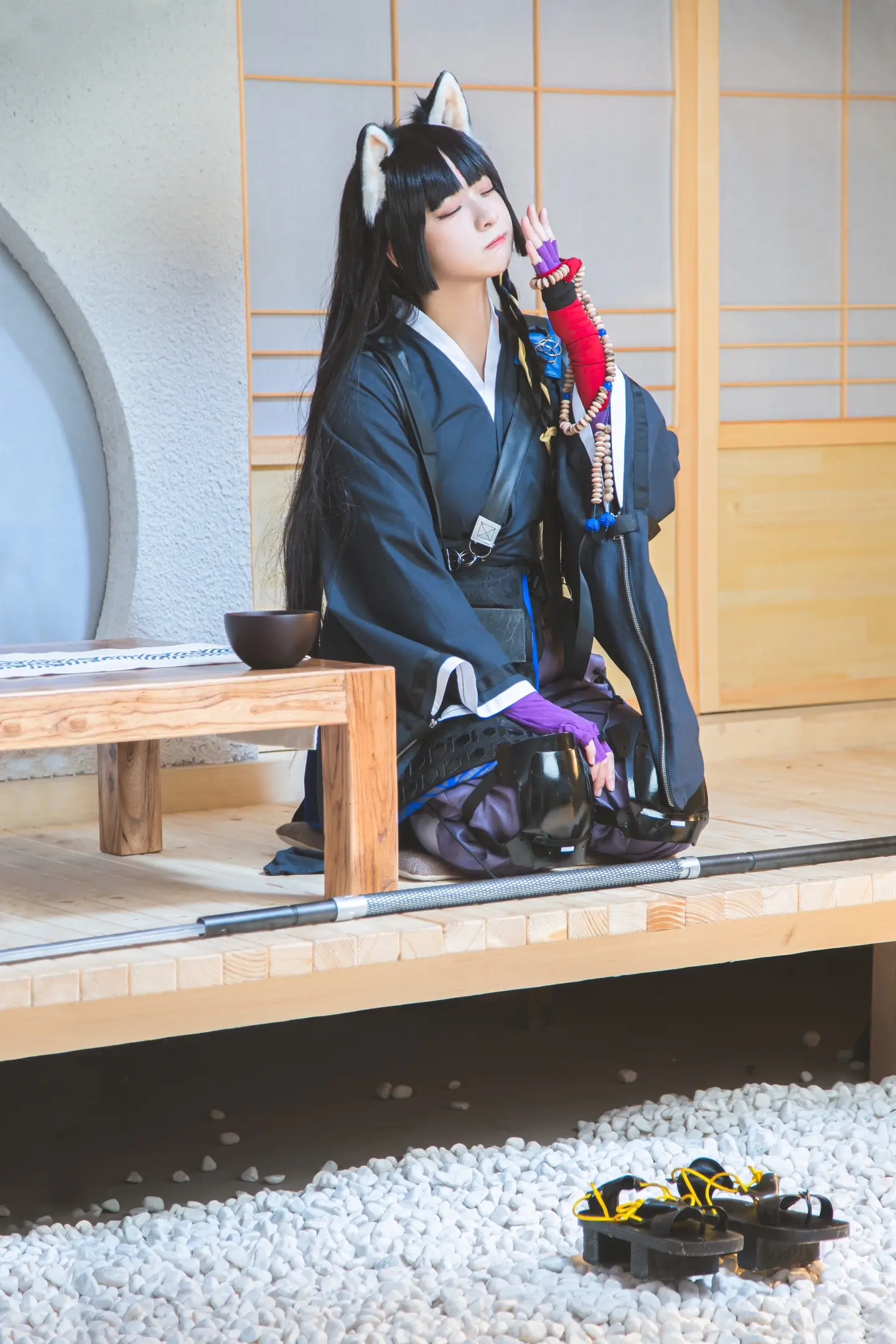 小僧来干饭了！博士。嵯峨cosplay