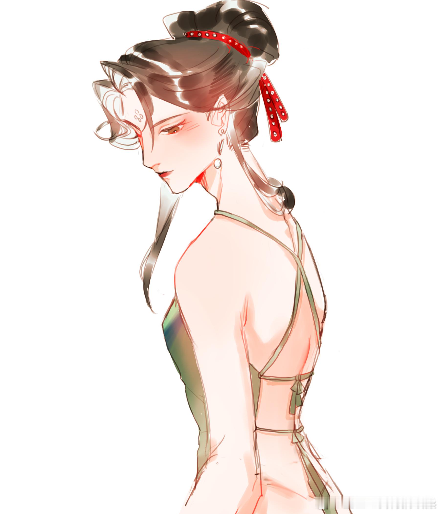 【吃】家女宋抹胸。 