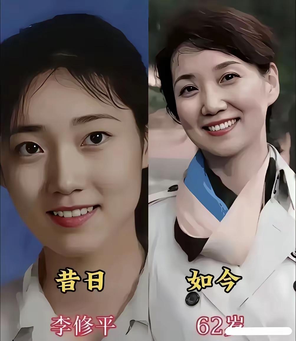 一众央视主持人的今昔对比照，满是时光沉淀的动人韵味。年少时的他们眉眼青涩朝气，眼