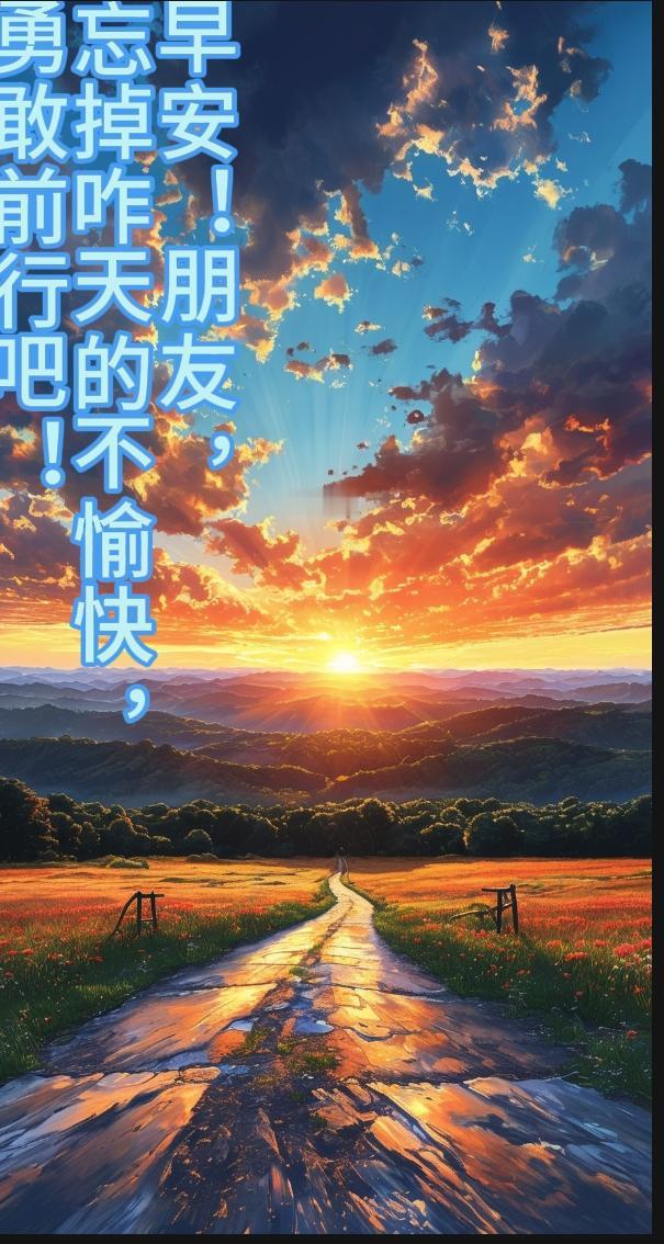 早安！新的一天，新的开始。无论昨天遇到了什么，今天都是一个崭新的机会。保持微笑，