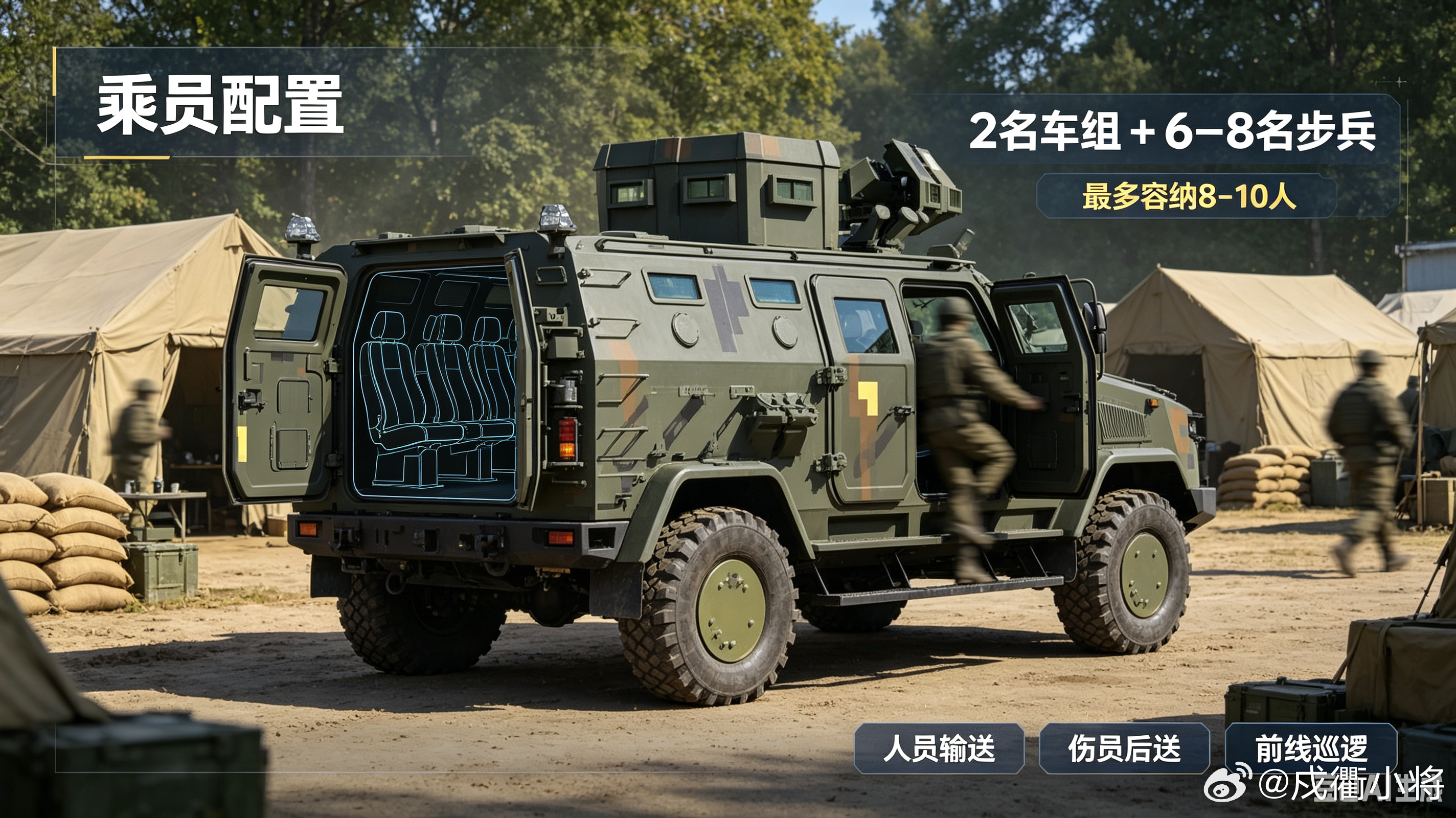 乌克兰哥萨克Kozak‑2M1，是该国列装数量最多的国产防地雷装甲车。早期版本依