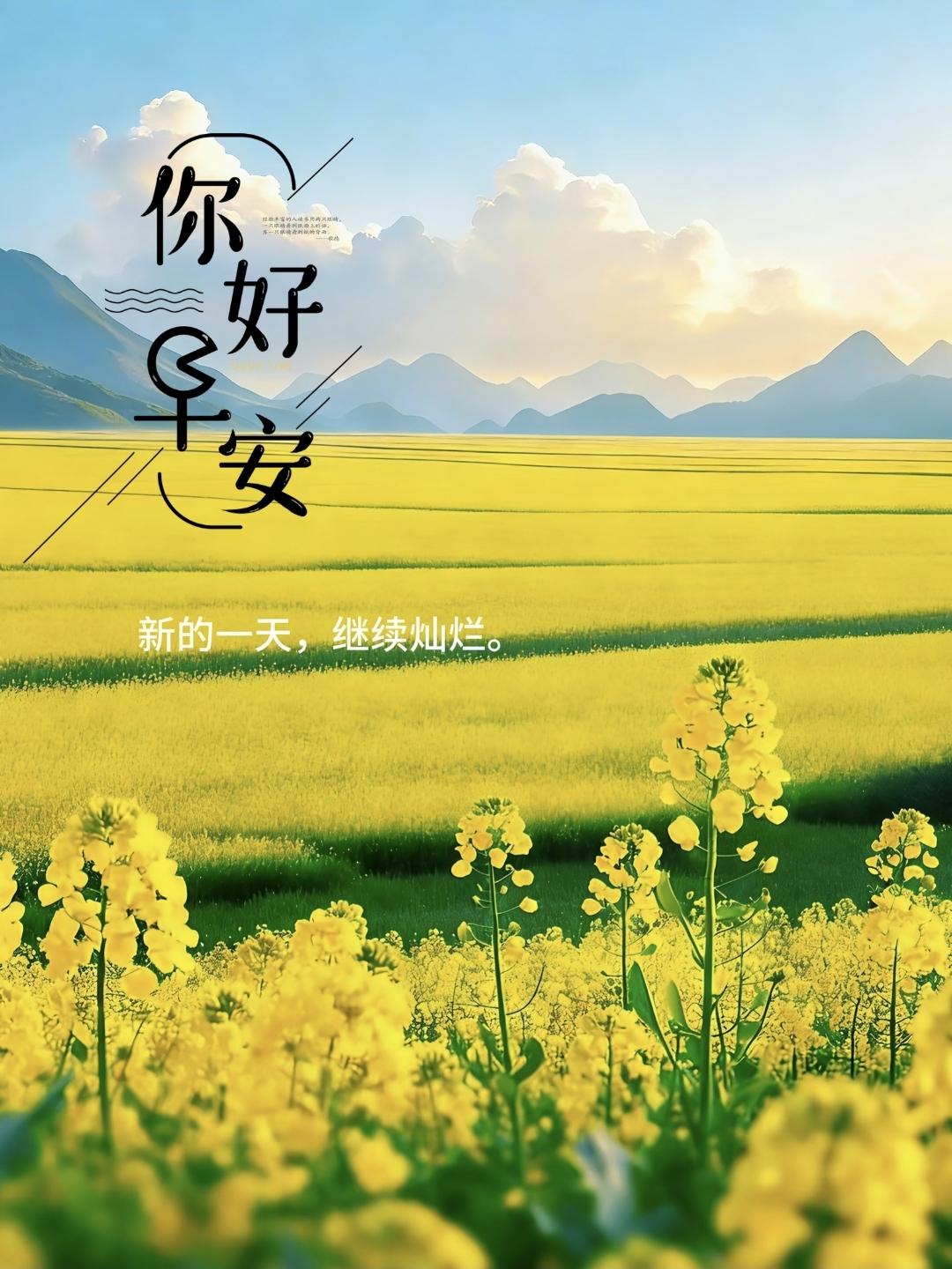 ²º²⁶/₀₄.₂₆💸♡ᴳᴼᴼᴰ ᴹᴼᴿᴺᴵᴺᴳ
心怀期许，一路生花，
稳住节