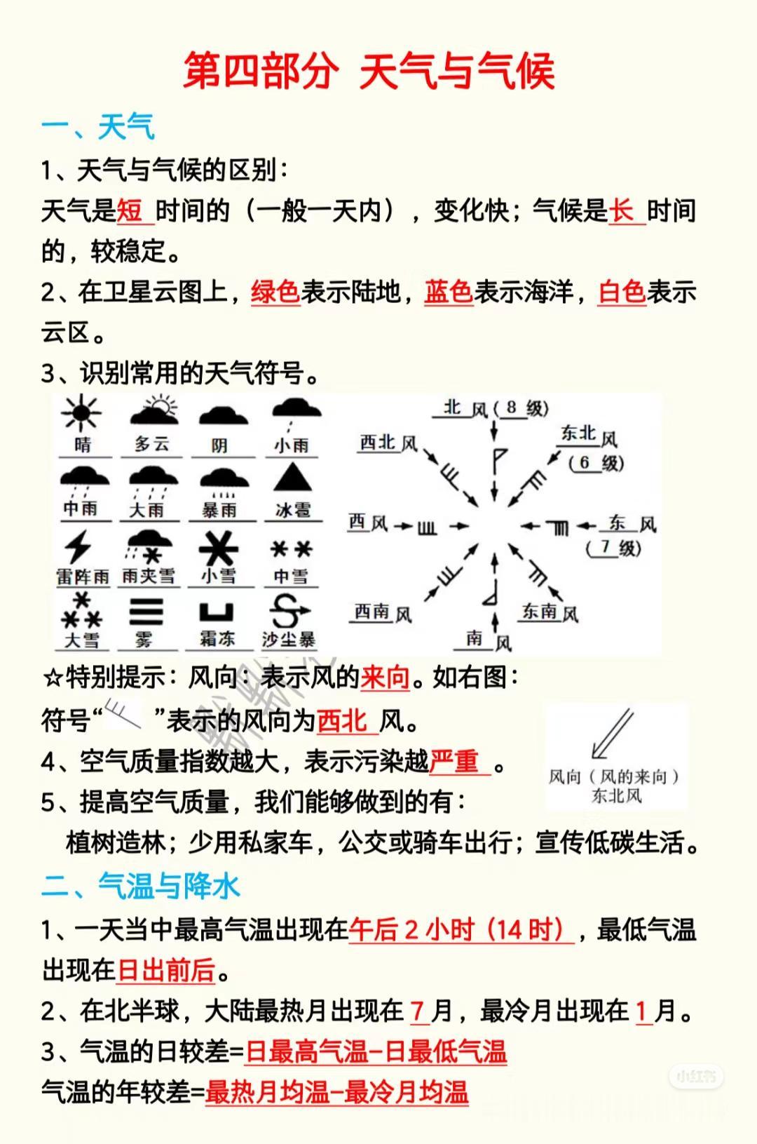 天气预报气候每天跟我涨知识