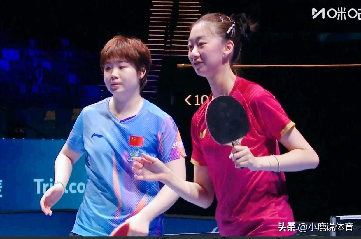 颜值吹成乒坛第一美女，
真的有必要这么夸张吗？
 
看完蒯曼和王艾米这场对决，