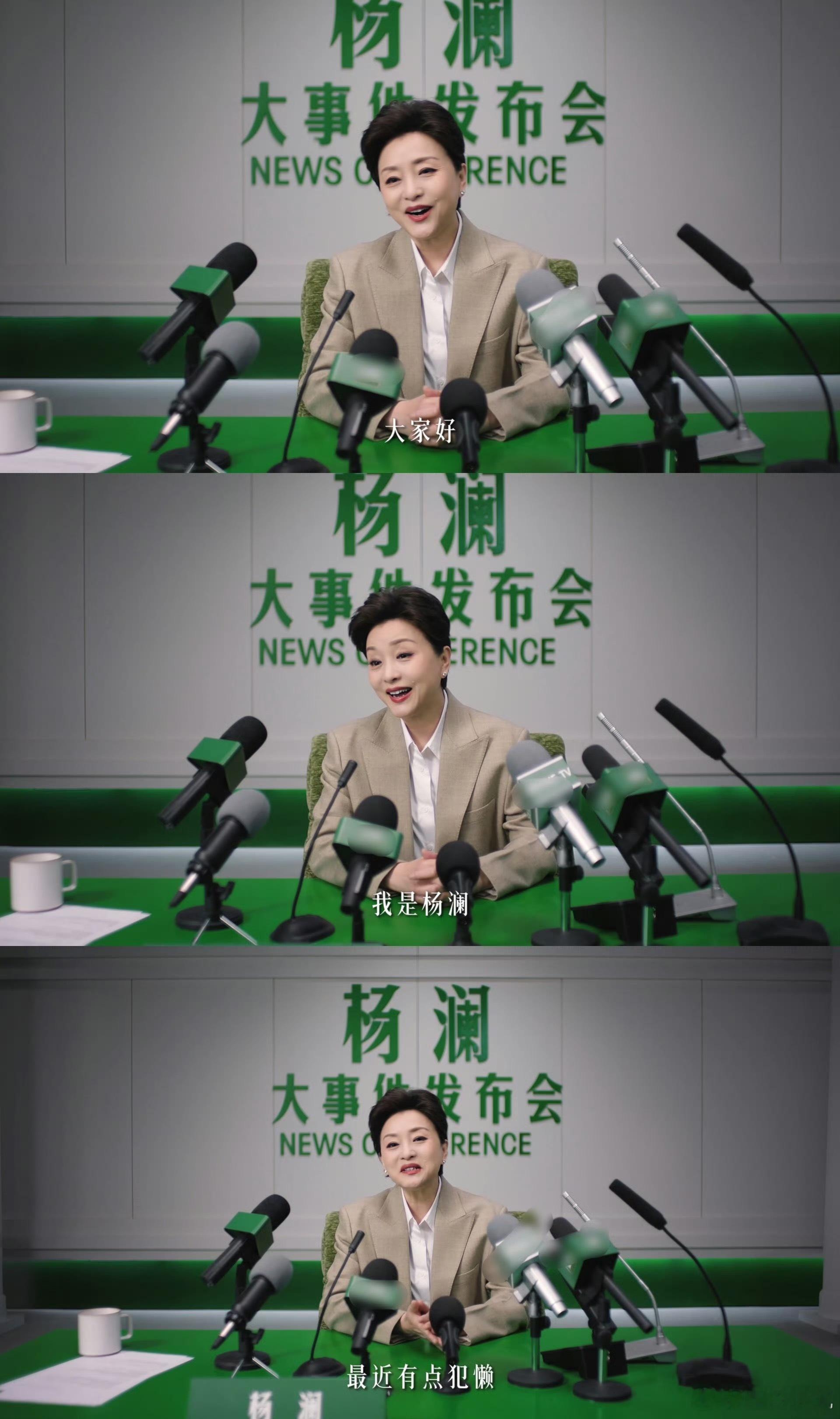 杨澜回应退休杨澜不懒杨澜回应退休传闻啦！她以一场趣味发布会澄清，不是要退休，只是