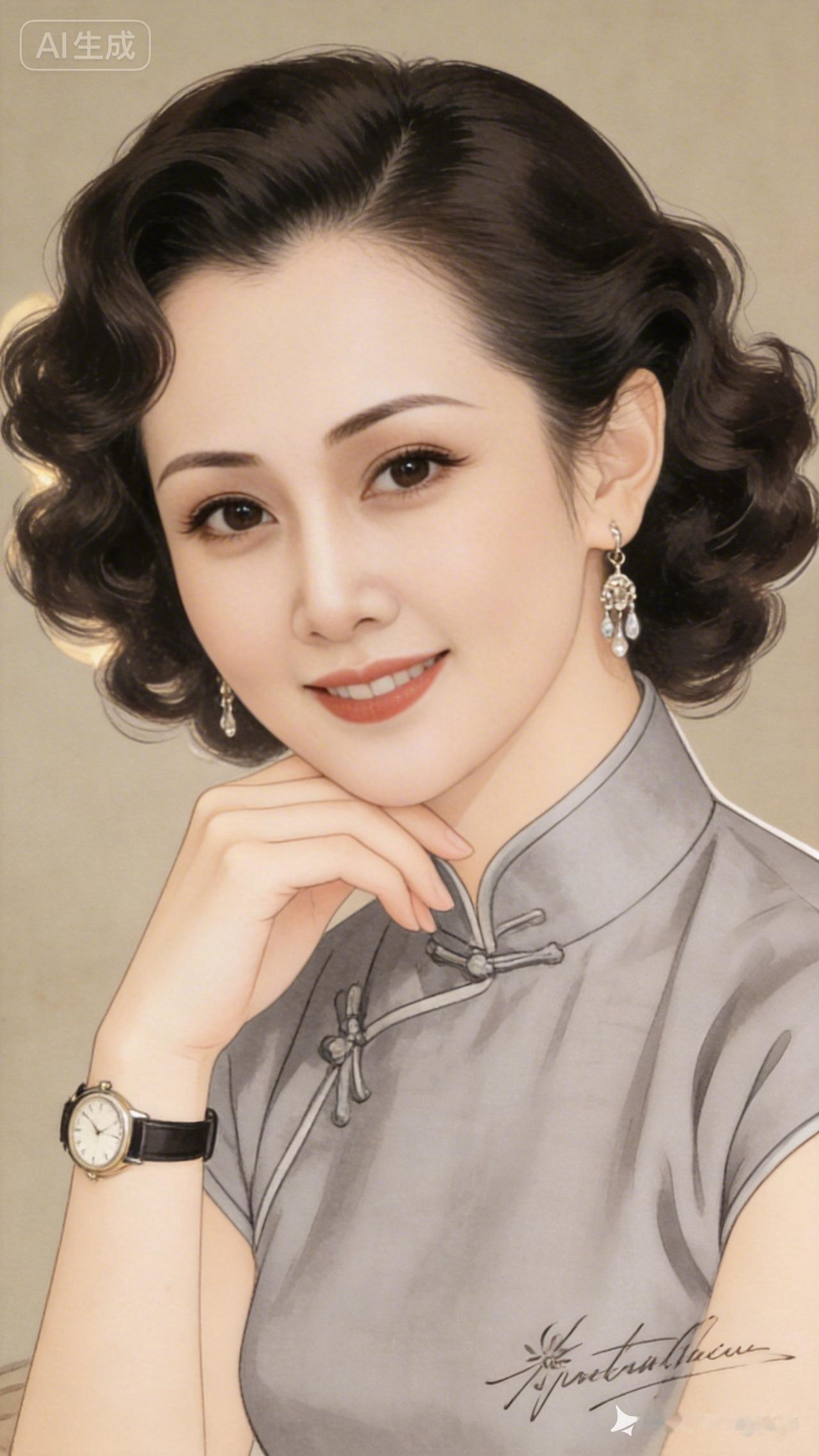 复古优雅，气质如兰，一颦一笑尽显东方韵味。