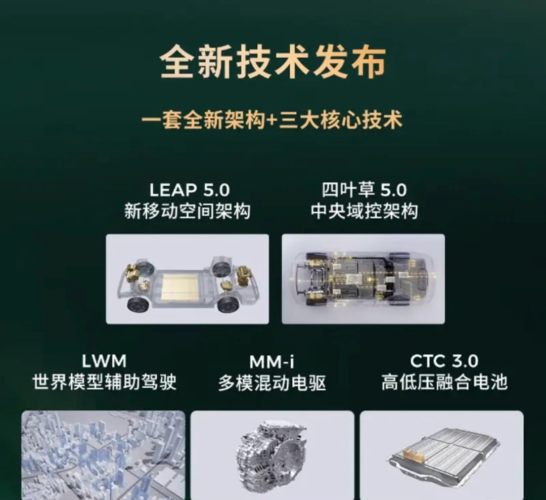 【零跑汽车发布LEAP 5.0新移动空间架构 第二品牌明年发布】9月16日，在2