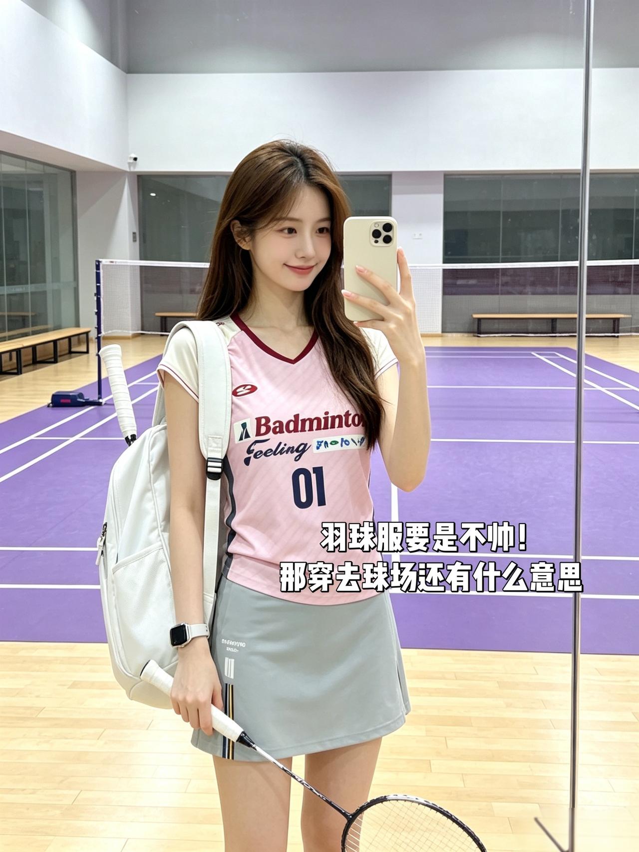 羽球服要是不帅！
那穿去球场还有什么意思
