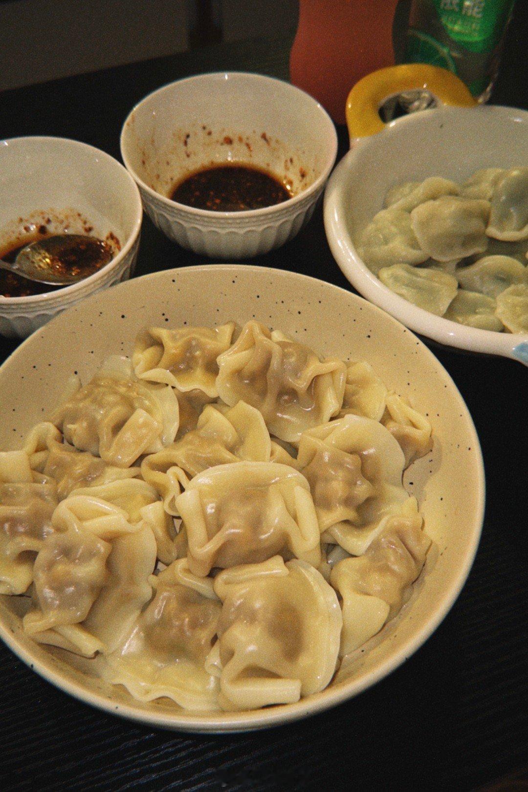 冬至煮了饺子喔 