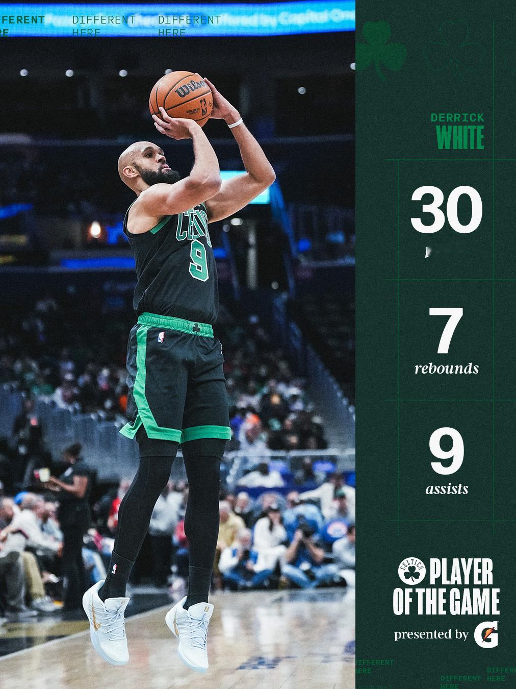 凯尔特人国度 Player Of The Game : Derrick Whit