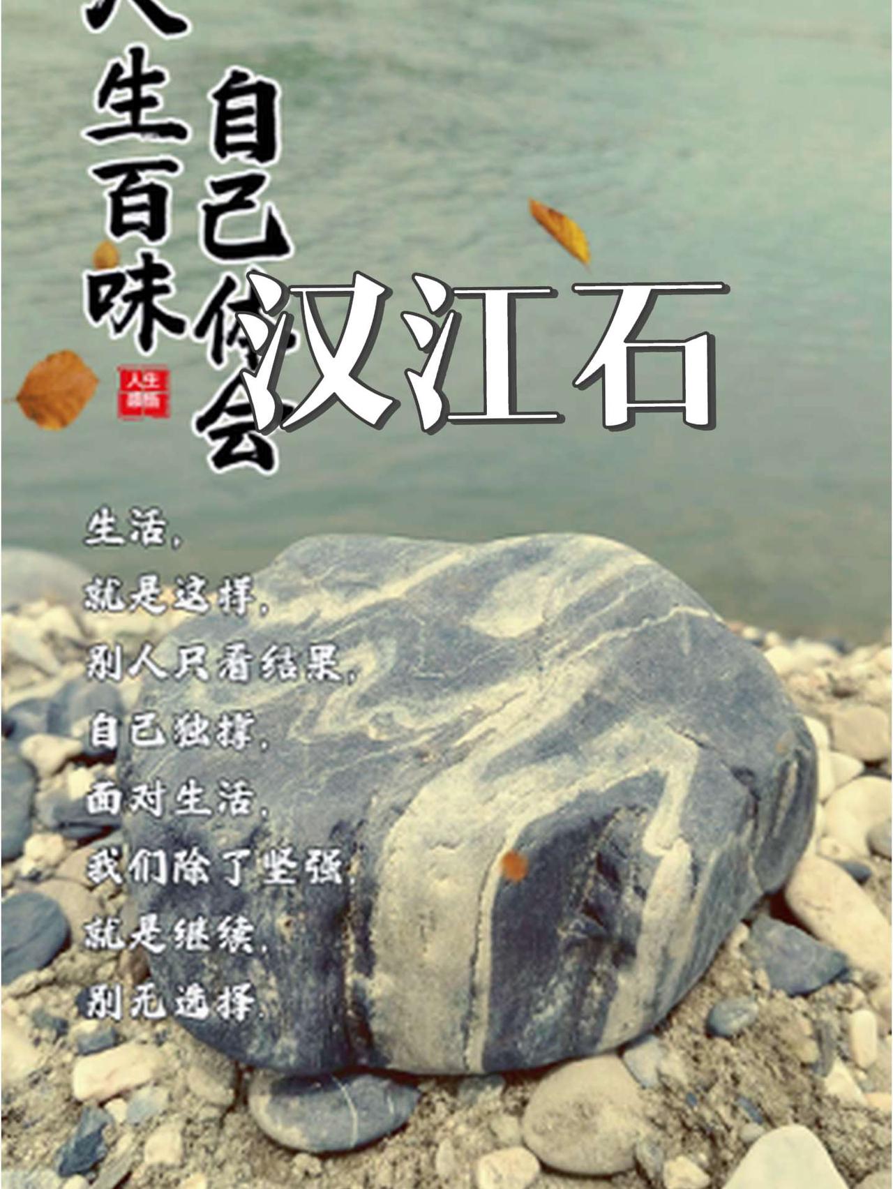 汉江户外捡石奇石欣赏