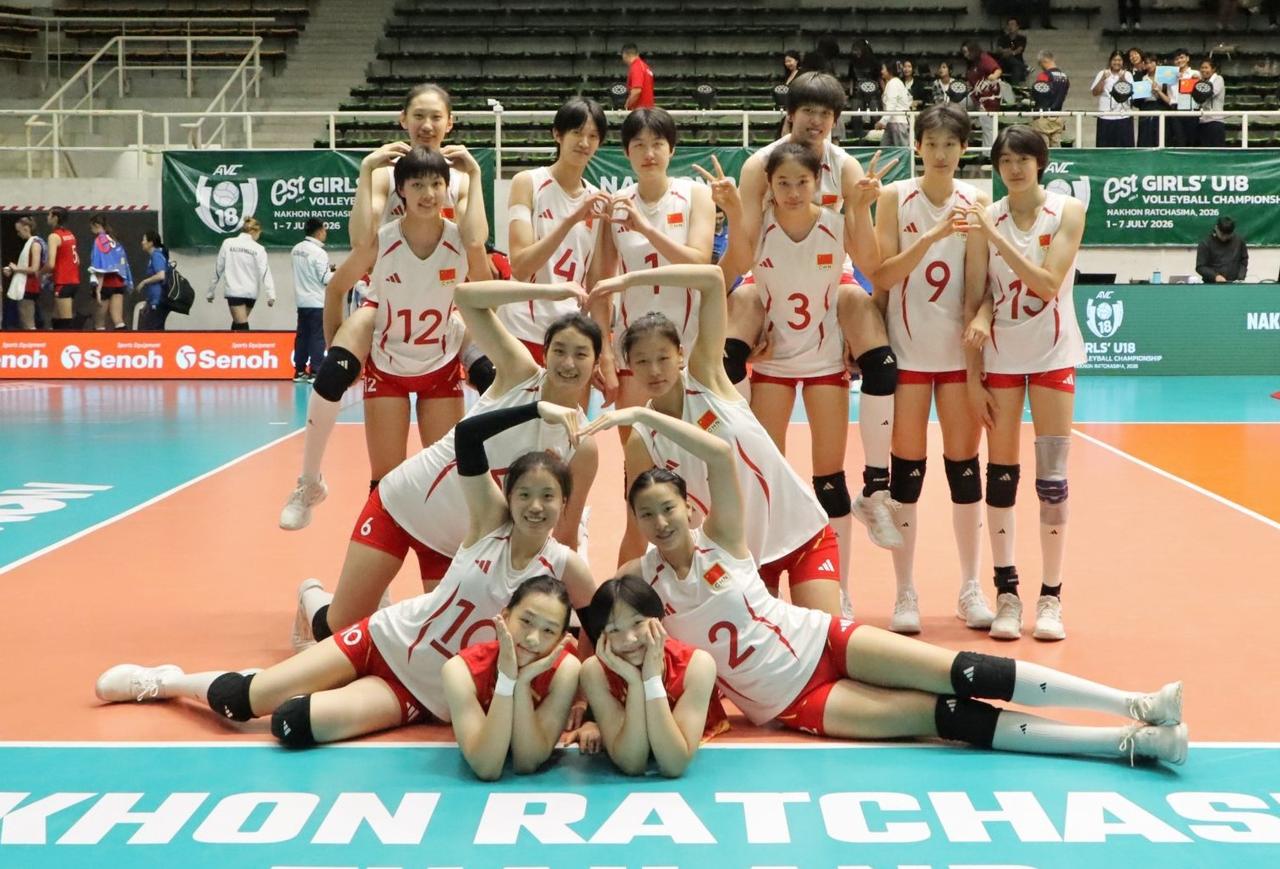 今天下午（7月6日）5点，U18女排亚锦赛半决赛，中国女排决战日本。

中国U1