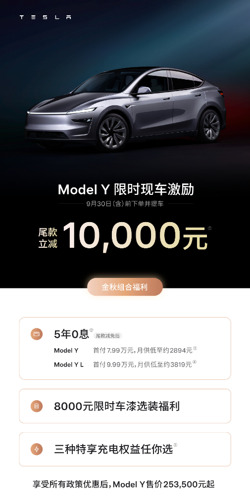 特斯拉Model 3落地价特斯拉降价 特斯拉又降价？卖不出了？特斯拉[超话]Mo