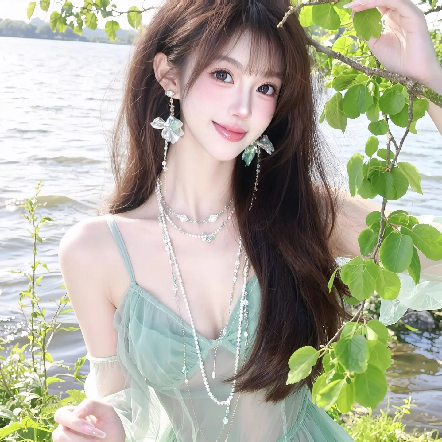 AI湖畔清新写真 随变ai随便玩 又仙又欲 随变一拍都很夯 玩法合伙人计划