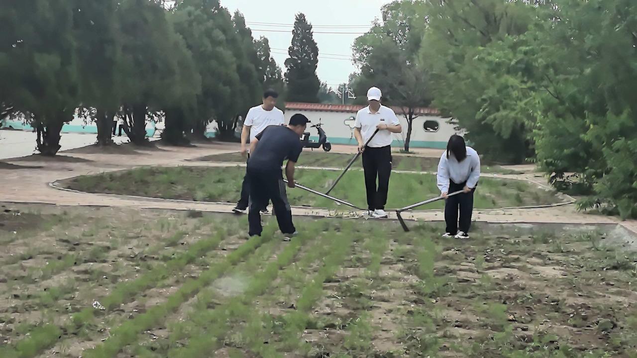 “校园里的劳动课，一起播种希望！”🌱👨‍👩‍👧‍👦
