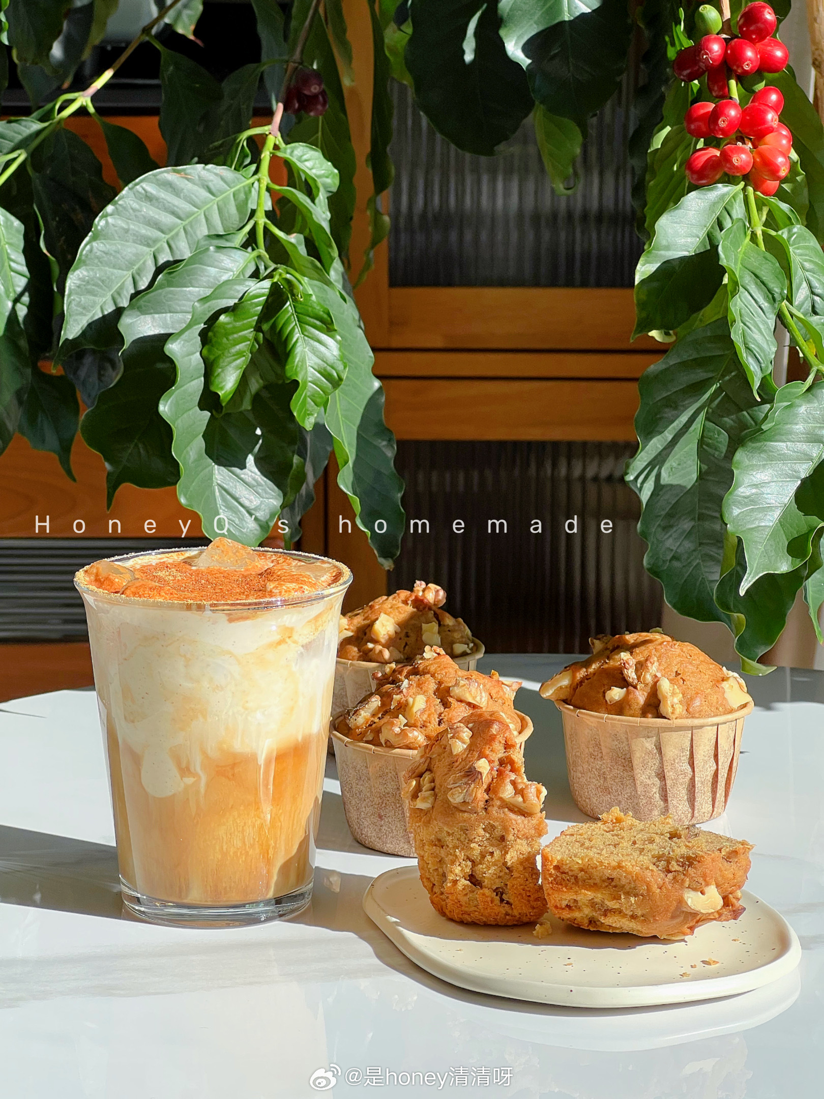 新机开箱📦安排一份和我妈的下午茶☕️豆乳拿铁&红糖香蕉咖啡玛芬#理想生活季##