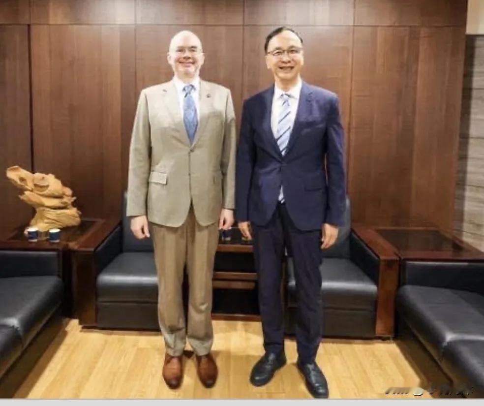 朱立伦卸下国民党主席职务还不足半年，就先后两次主动与美国在台协会AIT负责人碰面