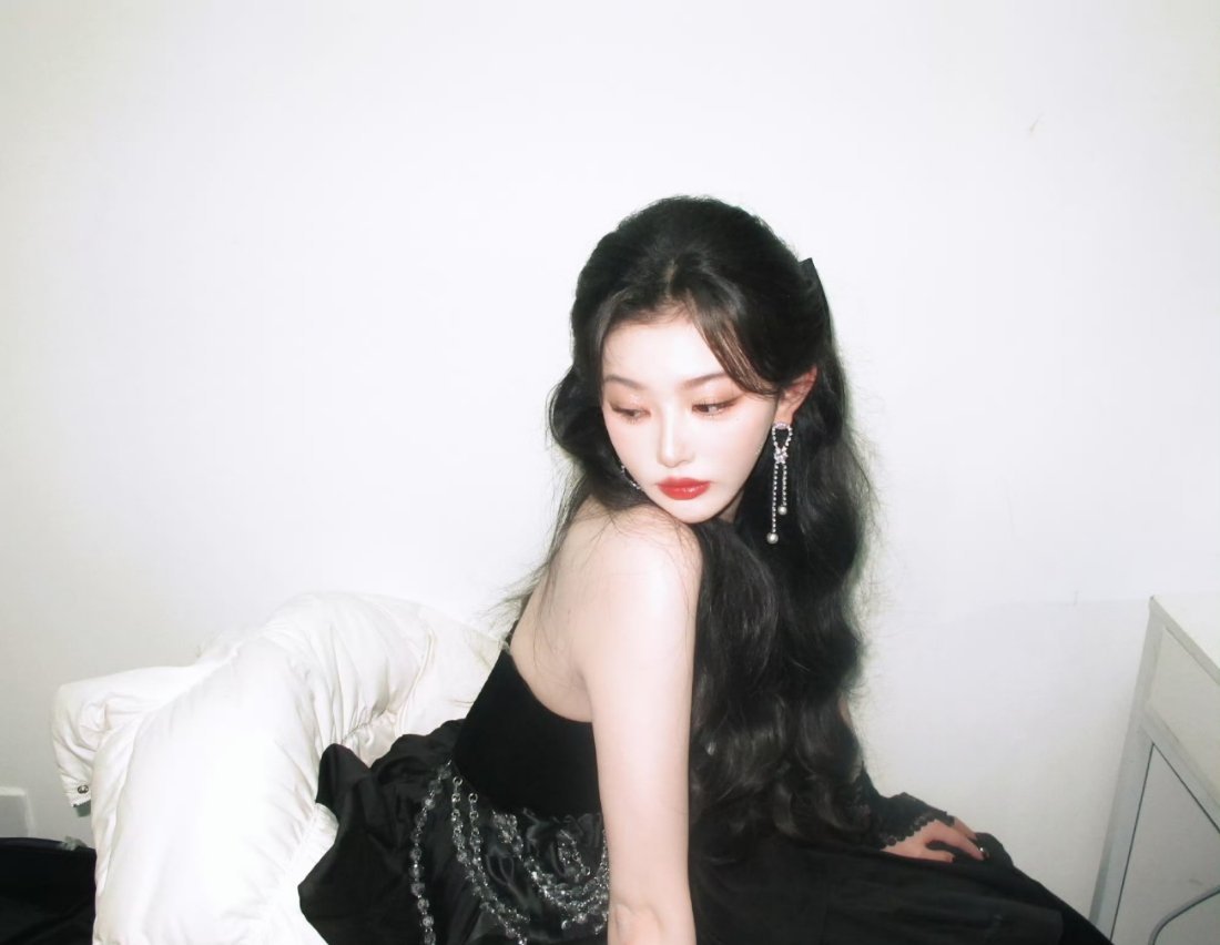 孔雪儿完全女神级别～特别漂亮呀宝宝早点休息吧