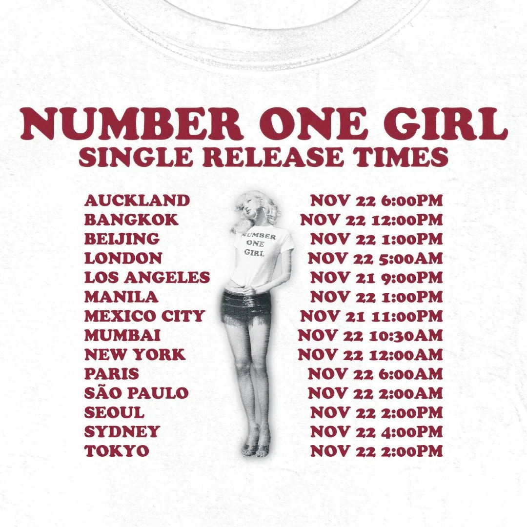 number one girl北京时间明天下午13：00