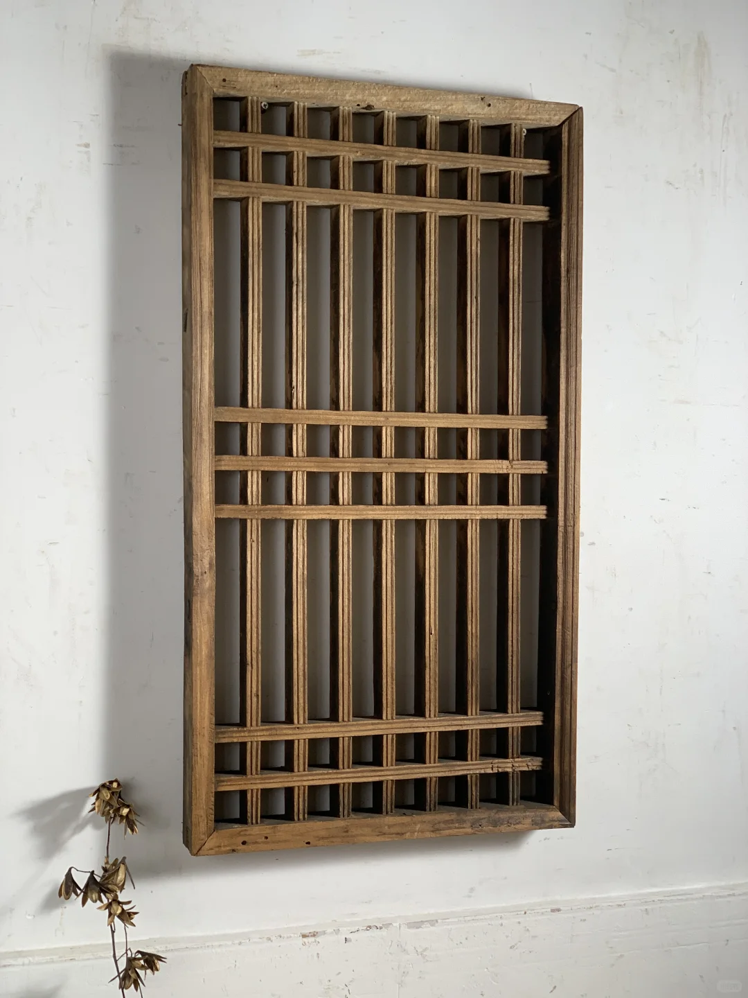 老窗花，窗格、屏风；摄影造景道，民宿侘寂壁挂