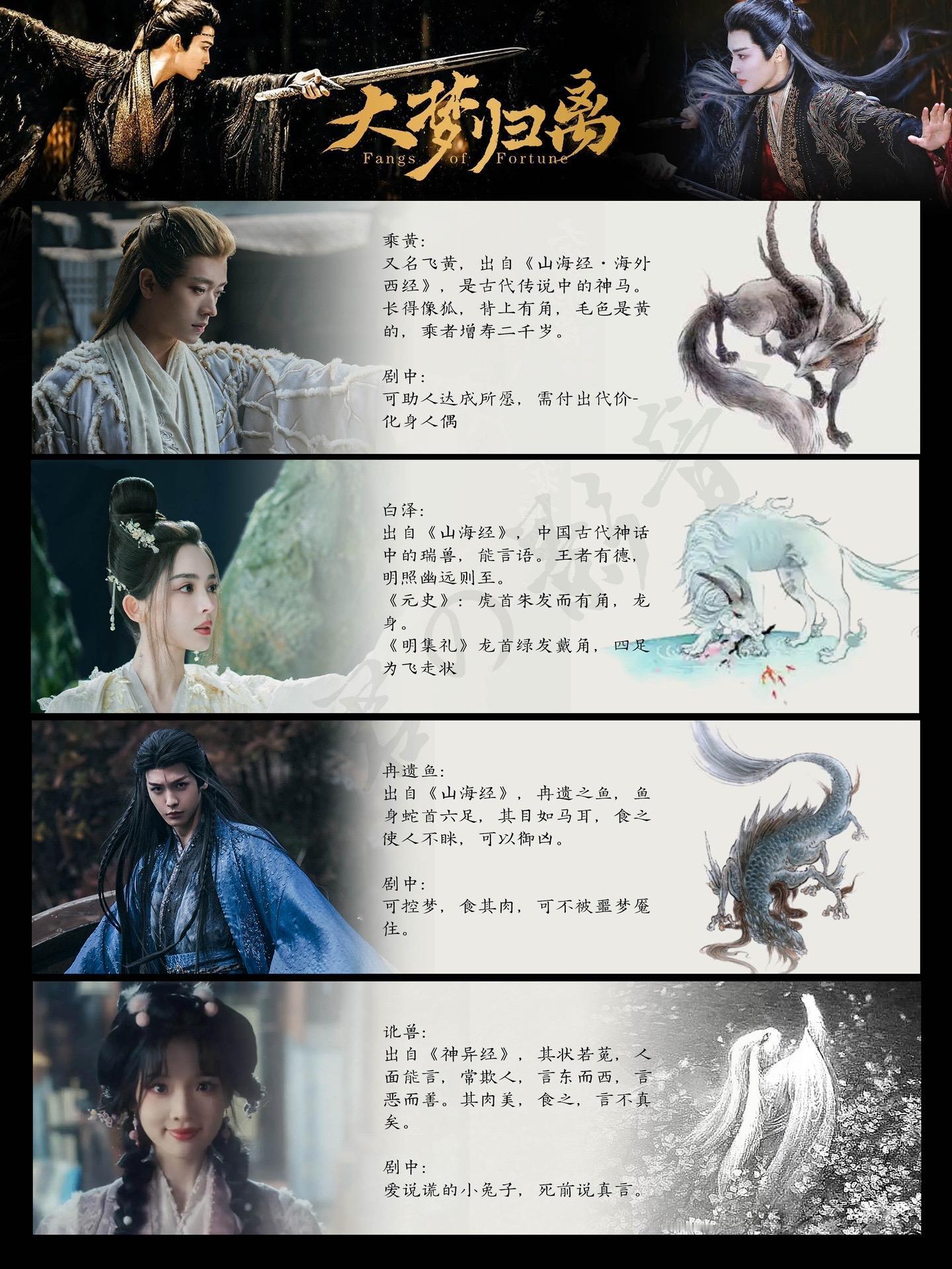 #大梦归离的山海经原型# 哦莫《大梦归离》是行走的《山海经》吧…剧中的朱厌，被世