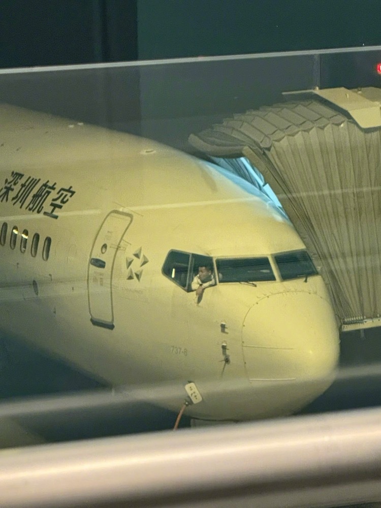 延误到飞行员都望眼欲穿了哈哈哈哈哈和乘客一样都很无奈吧生活笑料撞满怀我的幽默灵感