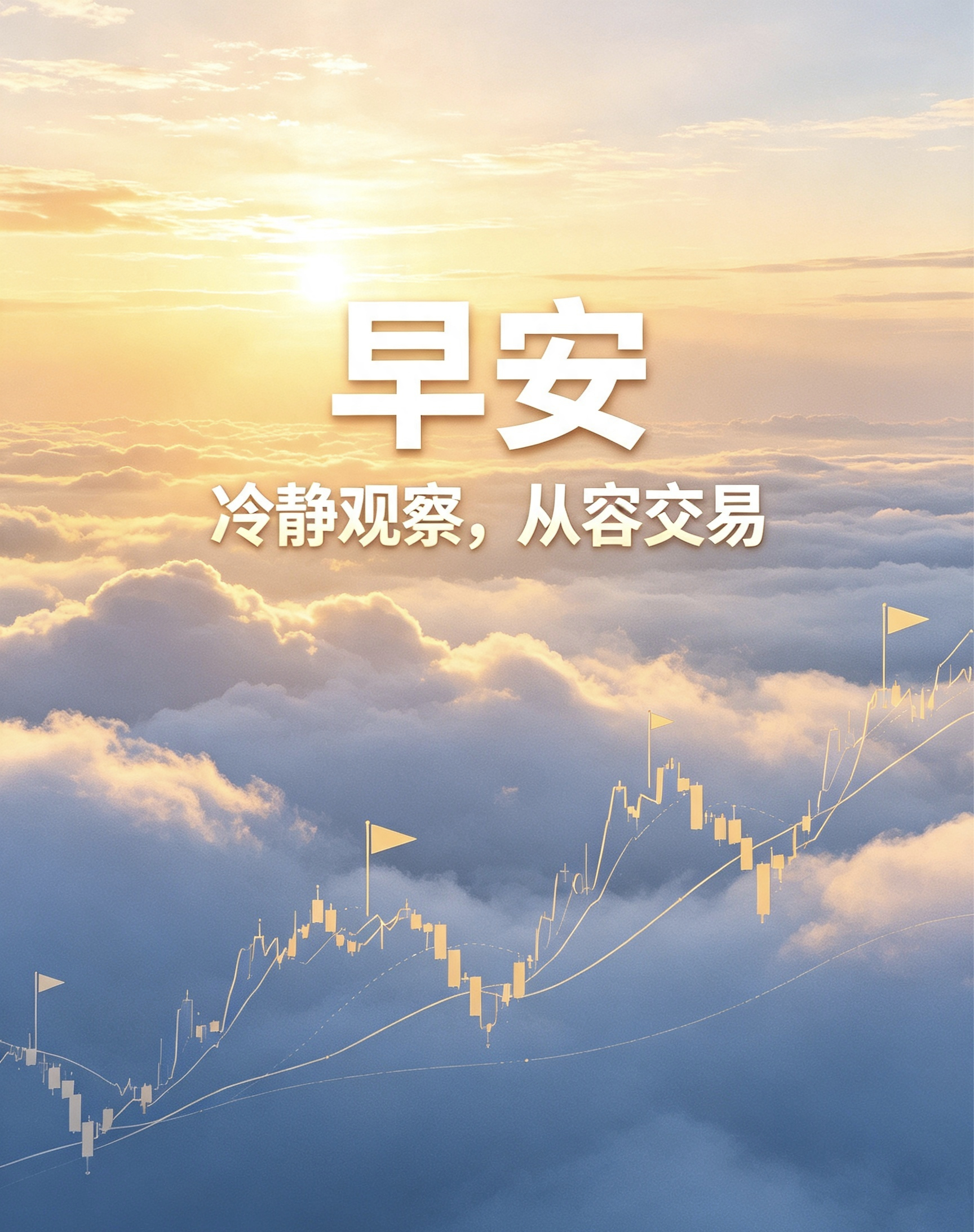 ☀️早！琳姐的家人们集合报到！新的一天如约而至，股市起起落落乃是常态，修炼心态才