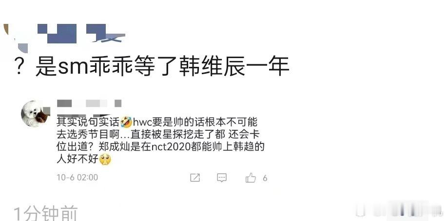 是sm乖乖等了韩维辰一年 ​​​