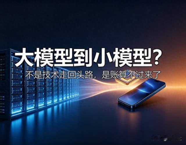 大模型到小模型？不是技术走回头路，是账算不过来了