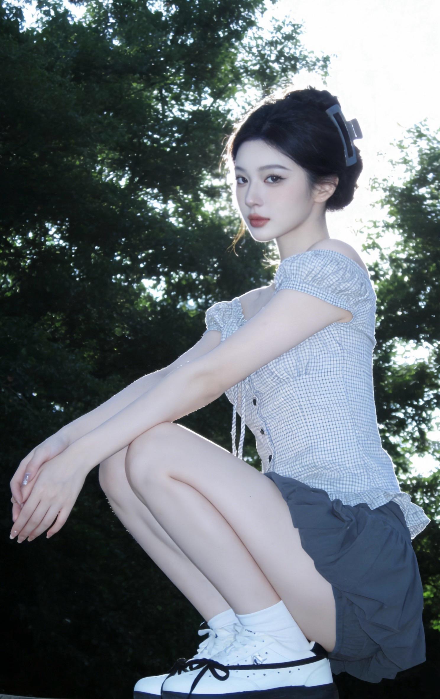 温柔迷人且大大方方。