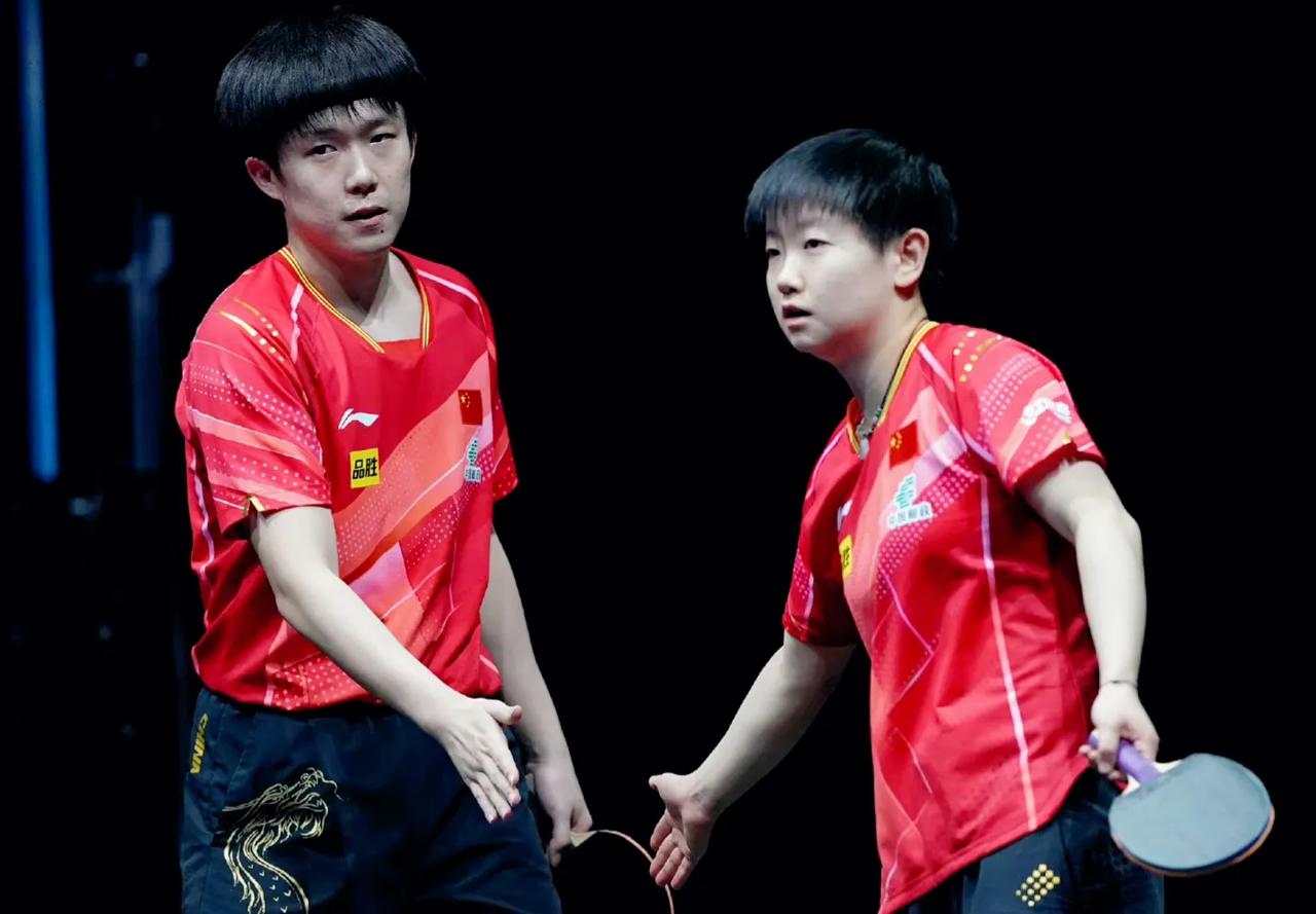 栋曼会师莎头！
#WTT常规挑战赛太原站2023# 混双决赛，将在孙颖莎/王楚钦